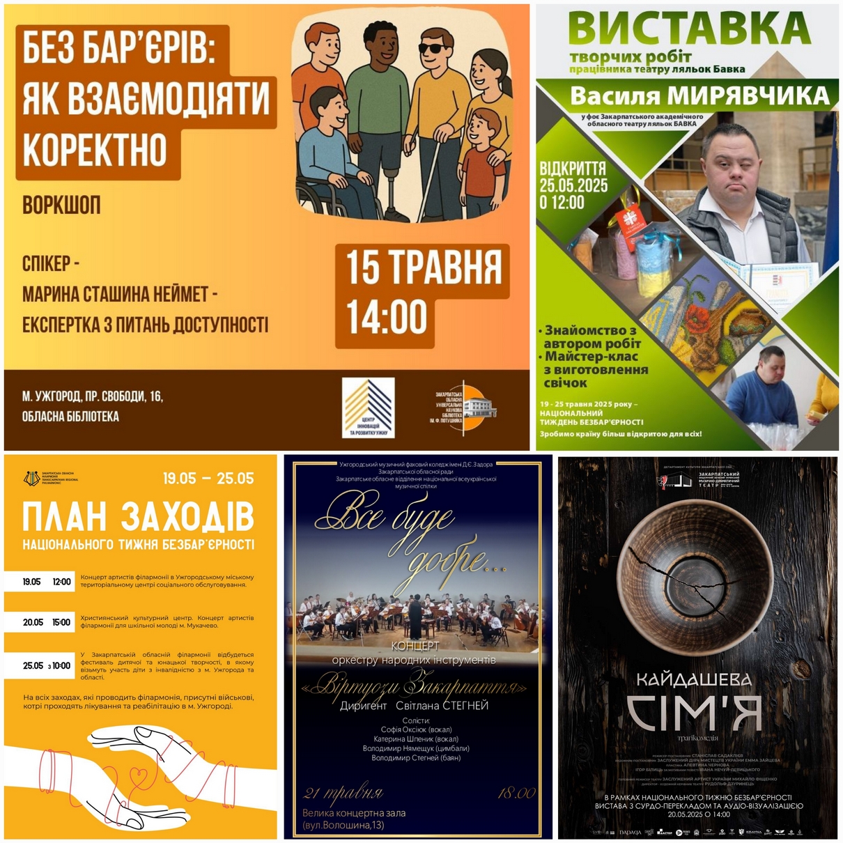 9142Програма заходів у межах Національного тижня безбар’єрності