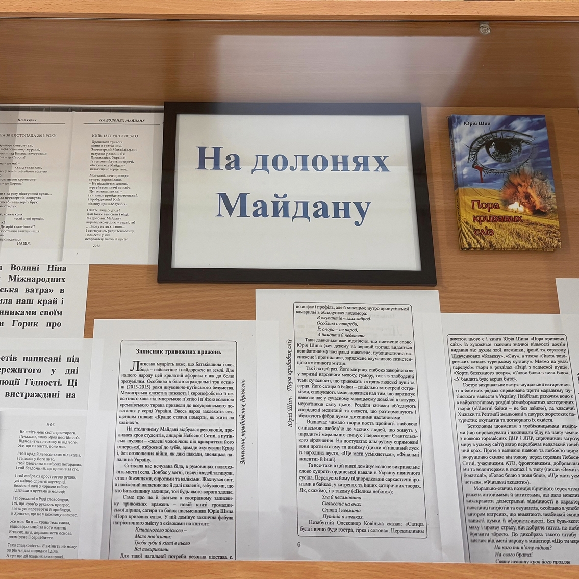16863Народний літературний музей Закарпаття підготував виставку «На долонях Майдану»