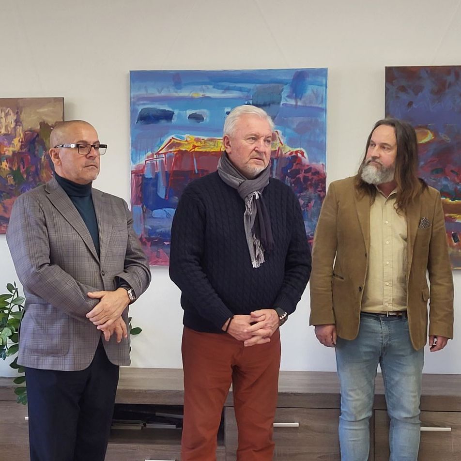 17411Виставку «Місто» представили закарпатські митці у Генконсульстві Словаччини в Ужгороді